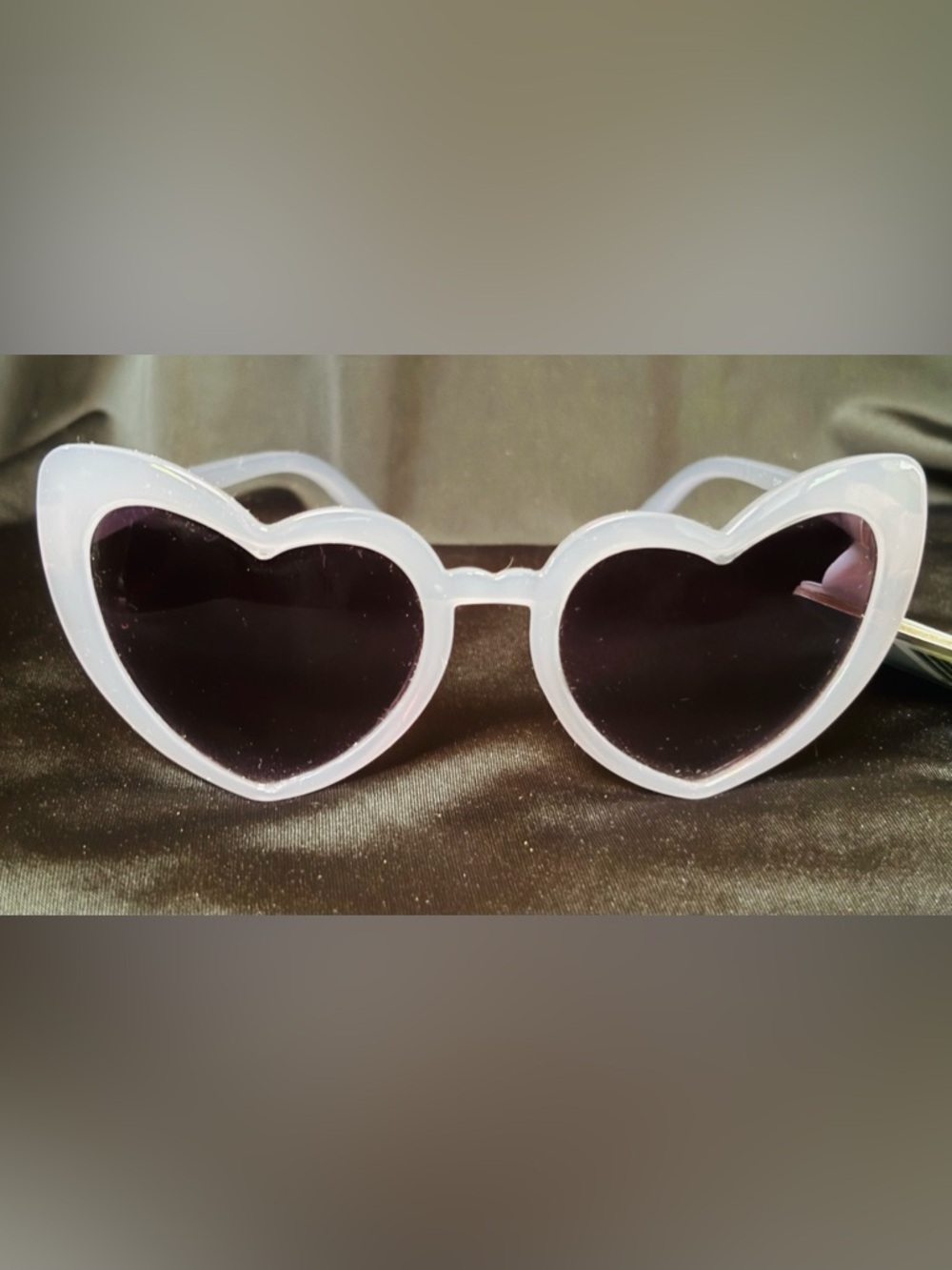 west loop Pink Heart-Shaped Cat Eye Sunglasses